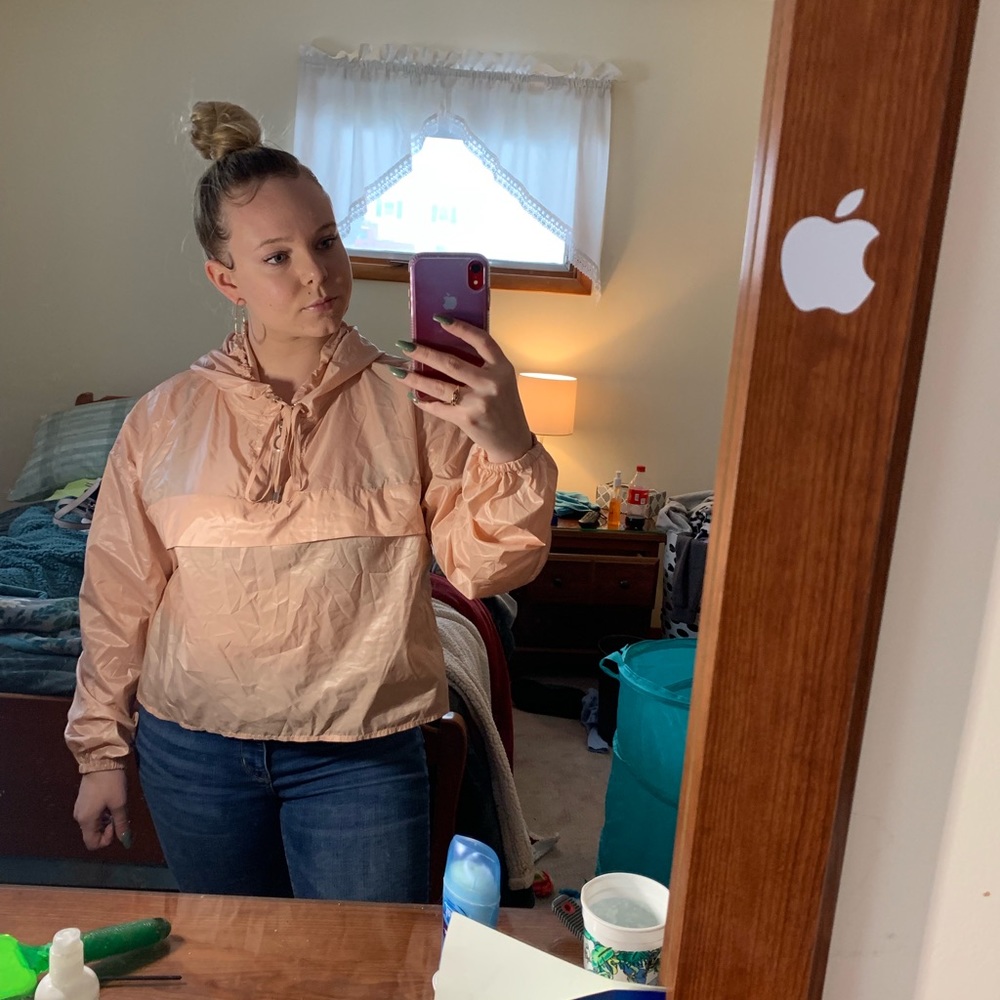 Light pink comfy jacket
